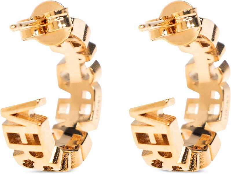 Cercei Versace Logo Hoop Earrings GOLD Femei (BM 18407074) 4