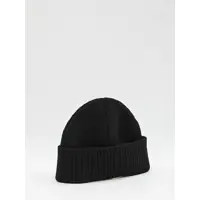 Accesorii AMI Paris pentru Barbati - Caciuli AMI Paris Ami De Coeur Beanie BLACK Barbati (BM 18407260) - B-mall.ro