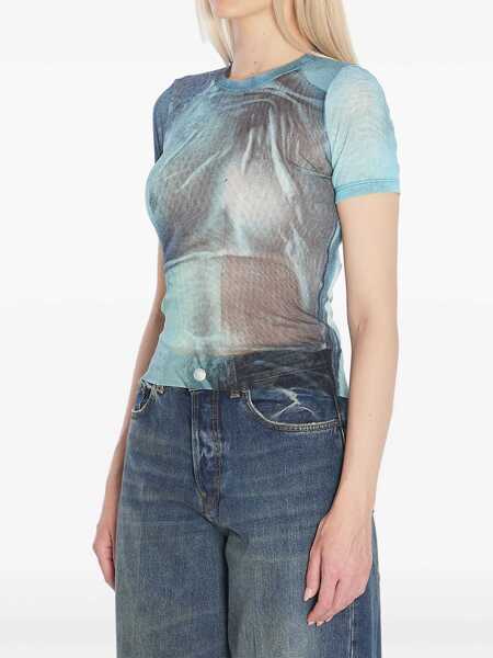 Tricouri Jean Paul Gaultier Water Baby Tee BLUE Femei (BM 18407263) 2