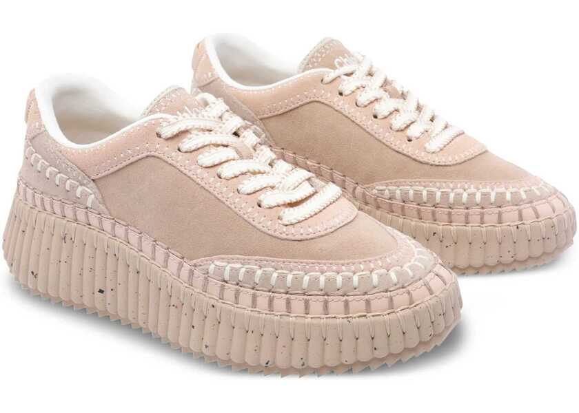 Sneakers Chloe Sneakers Nama PINK Femei (BM 18407275) 2
