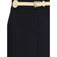 Fuste Dama - Fuste Valentino Garavani Belted midi Skirt NERO/BETULLA Femei (BM 18407293) - B-mall.ro