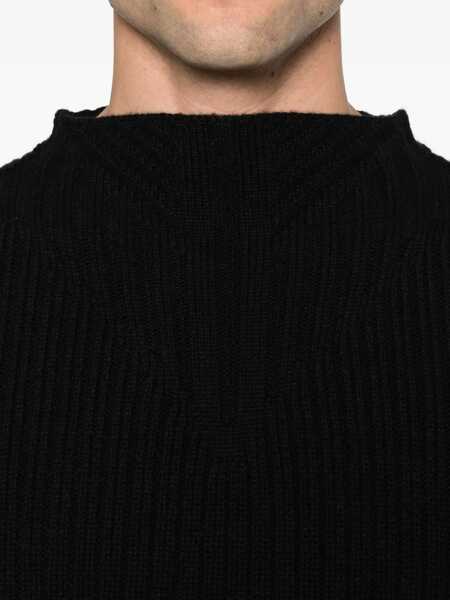 Pulovere Rick Owens Ribbed Sweater BLACK Barbati (BM 18407320) 5