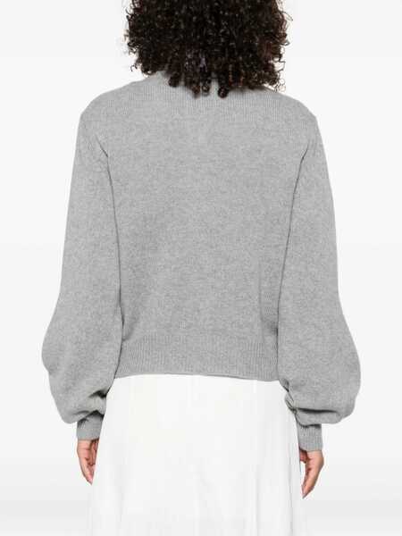Cardigane Marni Cashmere Cardigan with patch INOX Femei (BM 18407323) 4