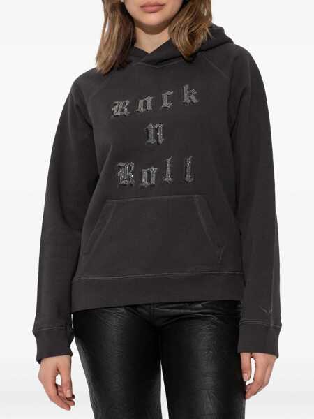 Bluze de trening Zadig & Voltaire Rock&Roll Hoodie CARBONE Femei (BM 18407335) 3