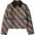 Burberry Check wadded Jacket MOSS BROWN/INK GREY