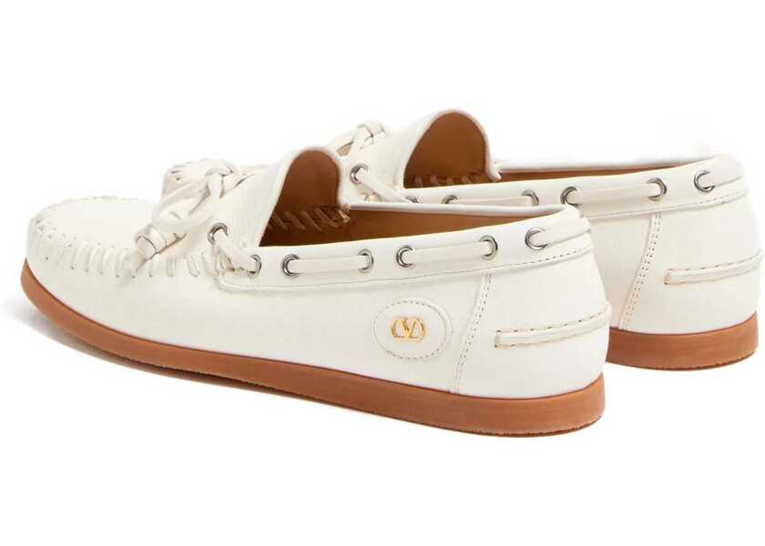 Mocasini Valentino Garavani Palm Avenue Boat Loafers IVORY Barbati (BM 18407416) 3
