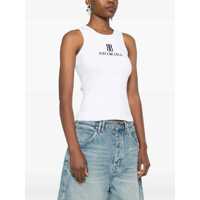 Imbracaminte Dama pagina 15 - Topuri Balenciaga Logoed Top WHITE/BLACK Femei (BM 18407425) - B-mall.ro