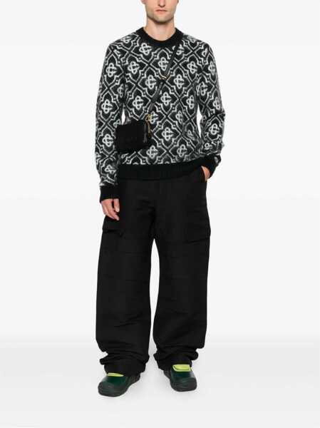 Pulovere Casablanca Monogram Crew Sweater MONOGRAM Barbati (BM 18407443) 2