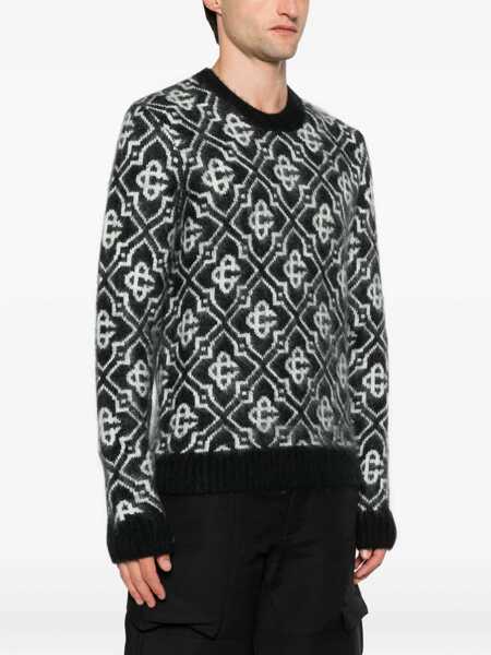 Pulovere Casablanca Monogram Crew Sweater MONOGRAM Barbati (BM 18407443) 3