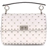Genti de umar Medium Rockstud Spike Shoulder Bag Femei