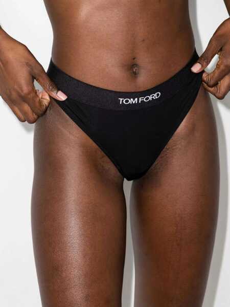Lenjerie intima Tom Ford Signature Thong BLACK Femei (BM 18407605) 2