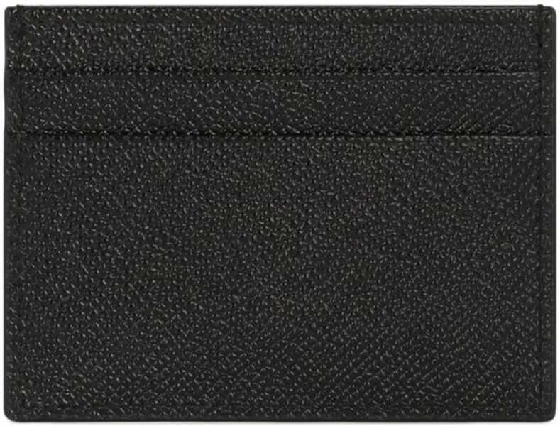 Portofele Dolce & Gabbana Leather Card Holder BLACK Barbati (BM 18407659) 2