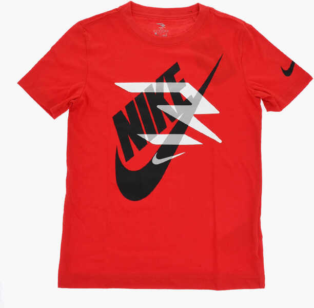 Tricouri Nike 3 Brand Crew-Neck T-Shirt And Shorts Set With Printed Logo Black Baieti (BM 18407755) 2