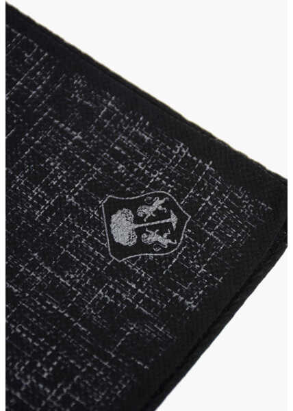 Esarfe CORNELIANI Melange Silk Pocket Square Black Barbati (BM 18407761) 3