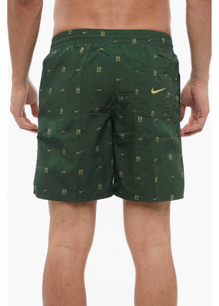 Sorturi de baie Nike Swim All-Over Monogram Nylon 7 Volley Swim Shorts Green Barbati (BM 18407830) 2