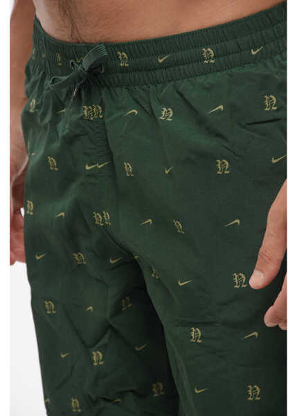 Sorturi de baie Nike Swim All-Over Monogram Nylon 7 Volley Swim Shorts Green Barbati (BM 18407830) 3