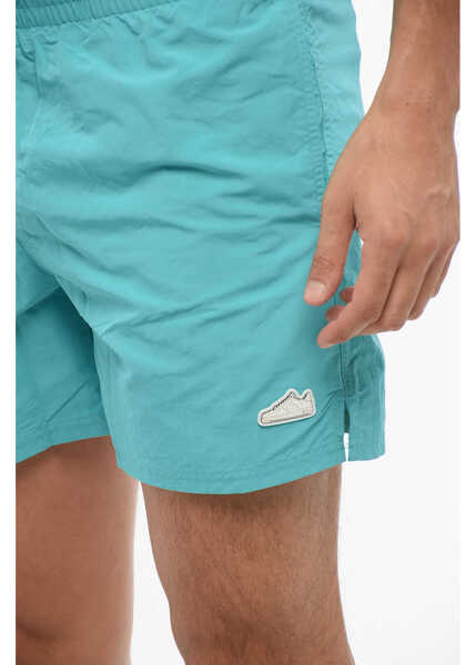 Sneakers Nike Solid Color Swim Shorts With Sneakers Patch Blue Barbati (BM 18407842) 3