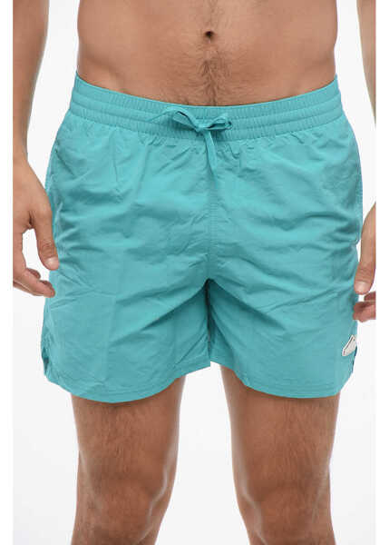 Sneakers Nike Solid Color Swim Shorts With Sneakers Patch Blue Barbati (BM 18407842) 1