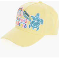 Caciuli Vintage Effect Cotton Twill Cap Femei
