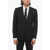 CORNELIANI Trend Extra-Fine Virgin Wool Two-Button Blazer Black