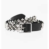 Curele Studded Leather Belt 25Mm Femei
