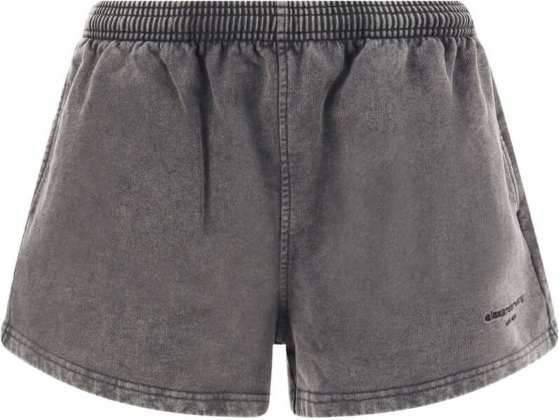 Pantaloni scurti Alexander Wang Running Shorts WASHED BLACK Femei (BM 18407992) 1