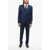 CORNELIANI Cc Collection Virgin Wool Side Vents Notch Lapel 3 Piece Wai Blue