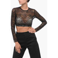 Bluze Lace Cropped Icon Underwear Top Femei