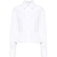 Camasi casual Spread Collar Cotton Peplum Shirt Femei