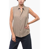 Camasi casual Viscose Sleeveless Shirt Femei