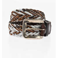 Curele Braided Ponyskin Belt 40Mm Barbati