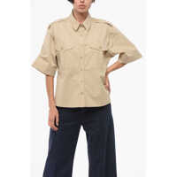 Camasi casual Cotton Popeline Saharan Shirt Femei