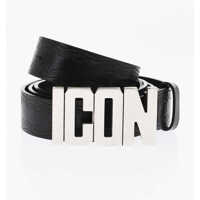 Curele Icon Leather Belt With Anchor Buckle 30Mm Barbati