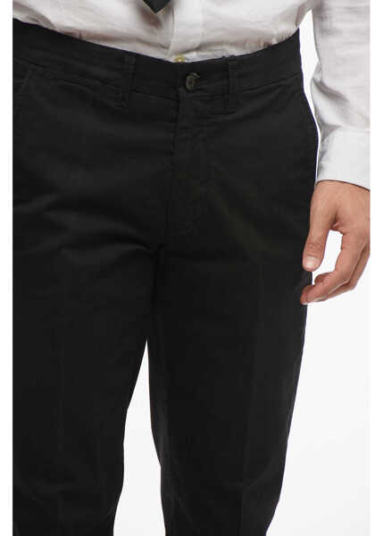 Pantaloni casual CORNELIANI Cotton Chinos Pants With Four Pockets Black Barbati (BM 18408181) 2