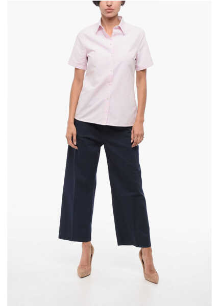 Camasi casual Aspesi Button-Down Cotton Shirt Pink Femei (BM 18408289) 4