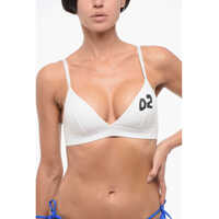 Sutiene Two -Tone Triangle Bra With Monogram Femei