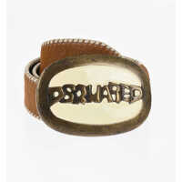 Curele Ponyskin Belt With Logoed Maxi Buckle 45Mm Barbati