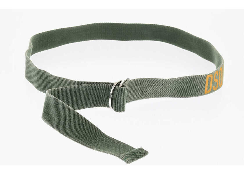 Curele DSQUARED2 Solid-Color Belt One Life One Planet With D-Ring Buckle 40Mm Green Barbati (BM 18408340) 3