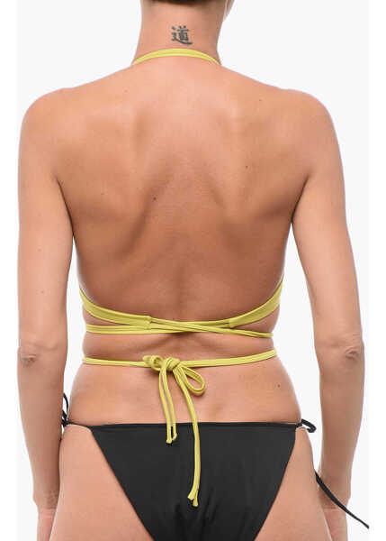 Sutiene EXILIA Mesh Detailed Giunco Bikini Top Green Femei (BM 18408472) 2