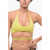 EXILIA Mesh Detailed Giunco Bikini Top Green
