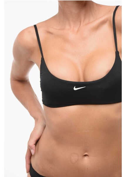Bikini Nike Swim Solid Color Bikini With Printed Logo Black Femei (BM 18408493) 3