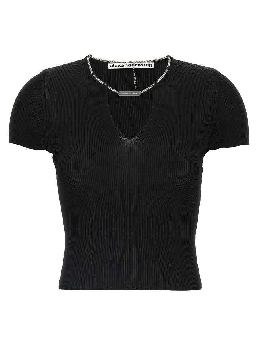 Pulovere Alexander Wang Alexander Wang Catena Sweater Black Femei (BM 18409314) 1