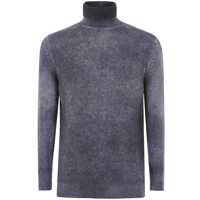Camasi Avant Toi Hand Painted Brushed Cotton High Neck Pullover Clothing Barbati