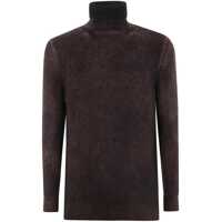 Camasi Avant Toi Hand Painted Brushed Cotton High Neck Pullover Clothing Barbati