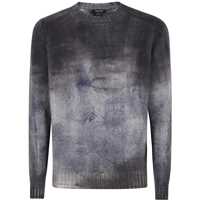 Camasi Avant Toi Murales Effect Cashmere Off Gauge Round Neck Pullover Clothing Barbati
