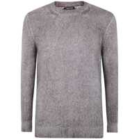 Camasi Avant Toi Hand Painted Brushed Cotton High Neck Pullover Clothing Barbati