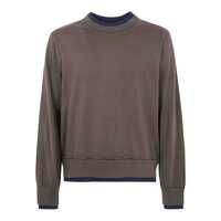 Camasi Sacai Cotton Cashmere Knit Pullover Clothing Barbati