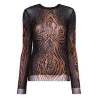 Topuri Jean Paul Gaultier 'Wood' Top Femei