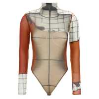 Body-uri Jean Paul Gaultier 'The Fire' Bodysuit Femei
