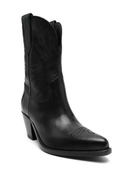 Pantofi cu toc Golden Goose Golden Goose Low Wish Star Boots Black Femei (BM 18410259) 2